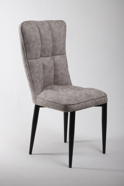 Стул Чарльз нубук серо-бежевый №2