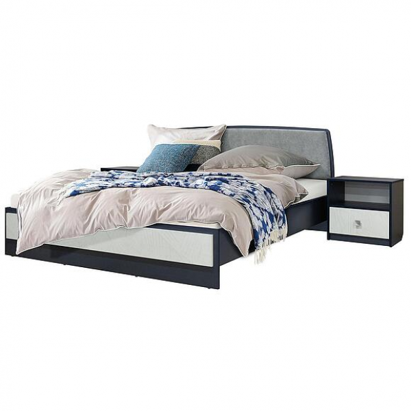 Кровать с мягким изголовьем Призма Нью П3.0592.1.02 Ночное небо