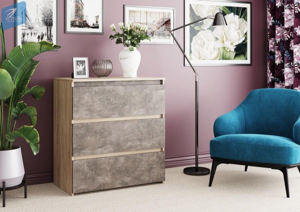 Комод МИЛАНО-1 Сонома/Ателье