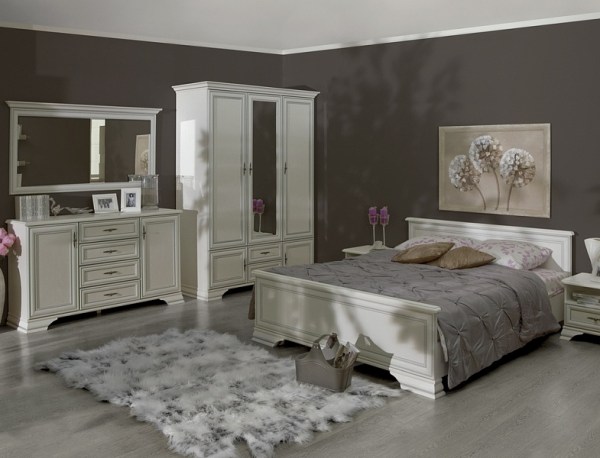 Модульный спальный гарнитур KENTAKI br_2 белый